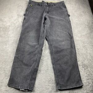 CAT Carpenter Work Wear Pants Mens 34X29 Gray Mid Rise